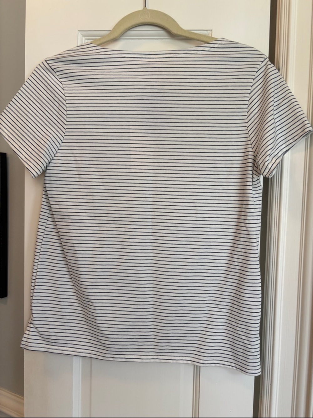 Cinq a Sept Striped 'AMOUR' Graphic Tee - Red & White - Picture 2 of 4